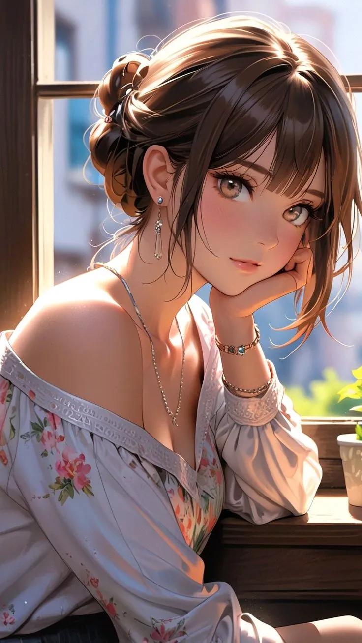 Cute Cartoon Girl Profile Pic