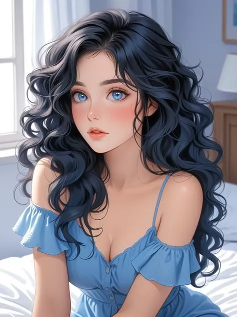Cute Girl Cartoon Pic for DP​