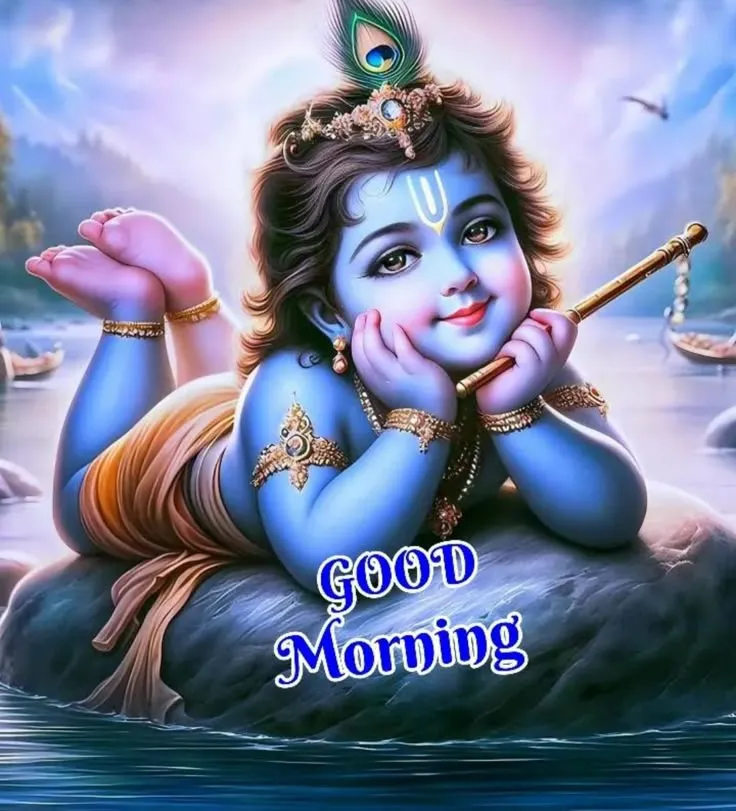 Good Morning Krishna Images