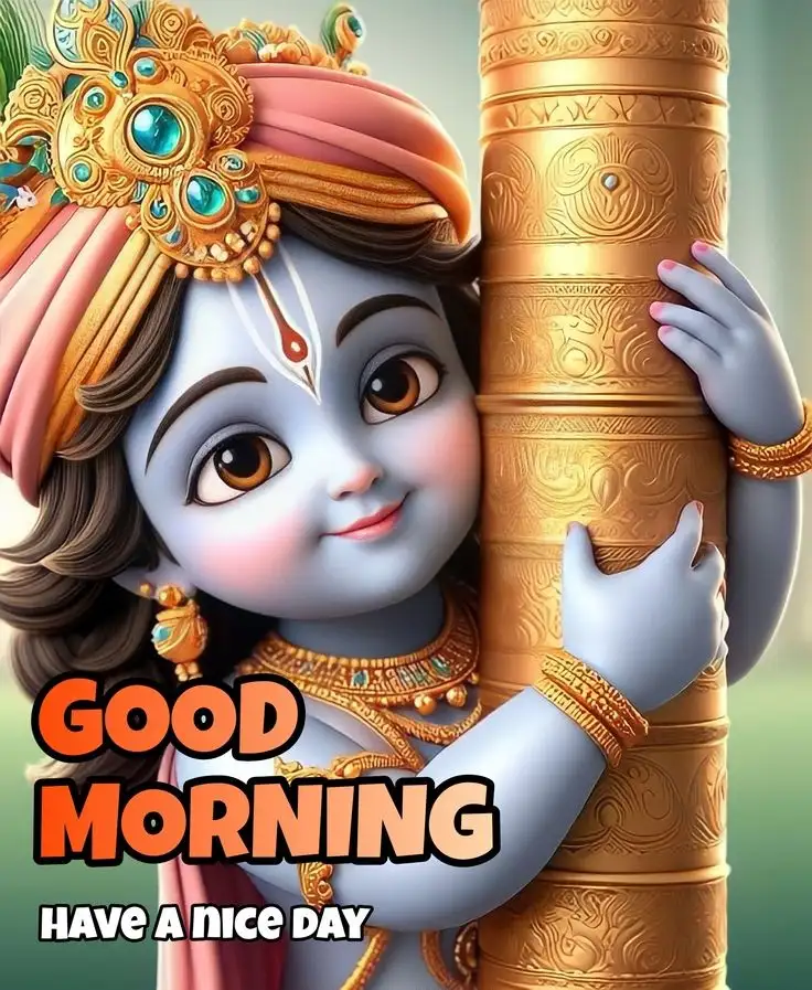 Good Morning Krishna Images