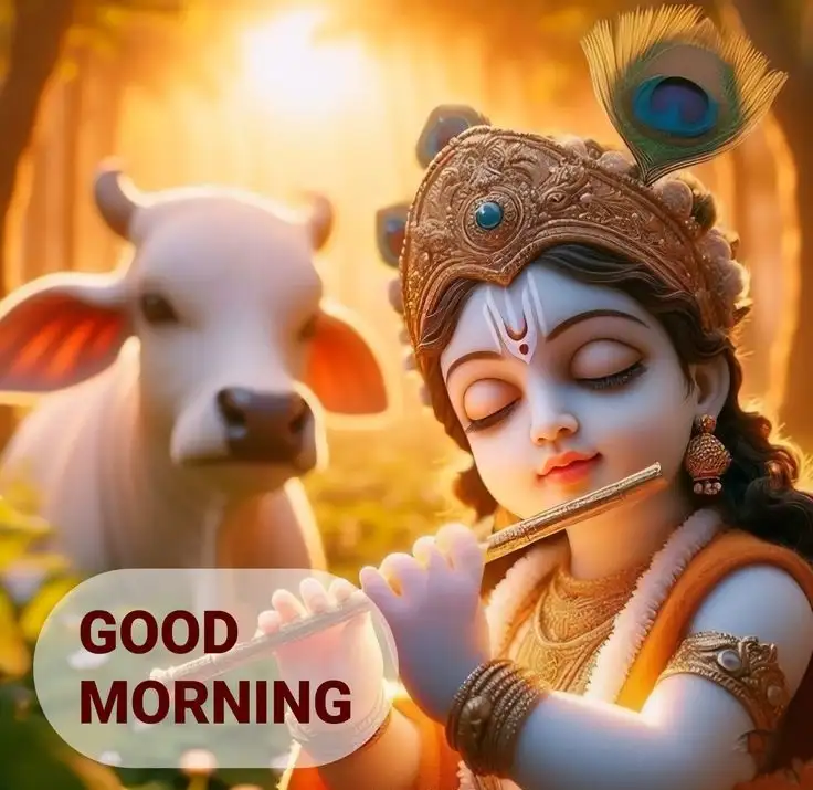 Good Morning Krishna Images