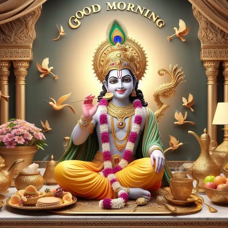 Good Morning Krishna Images