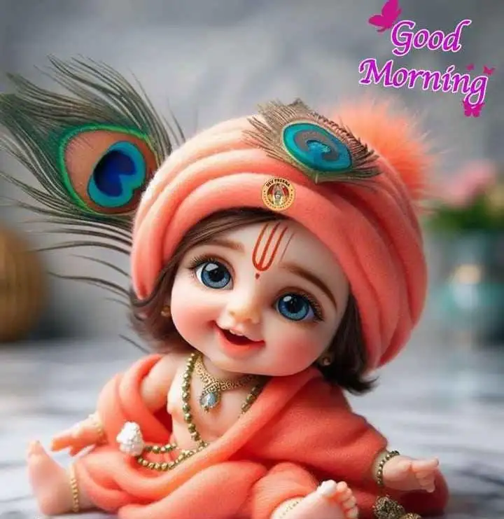 Good Morning Krishna Images