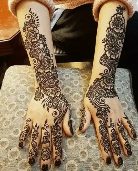 arabic mehndi design pic