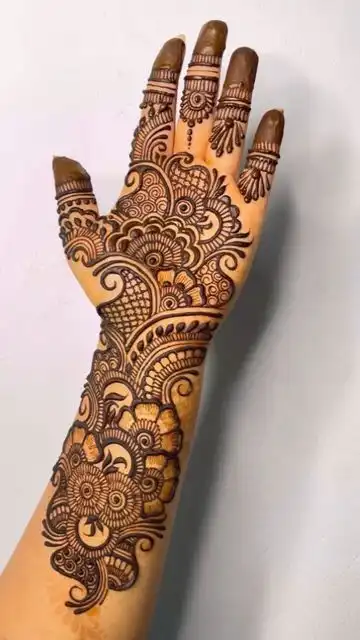 arabic mehndi design pic