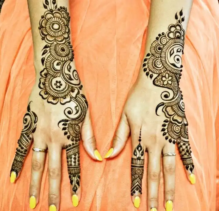 arabic mehndi design pic
