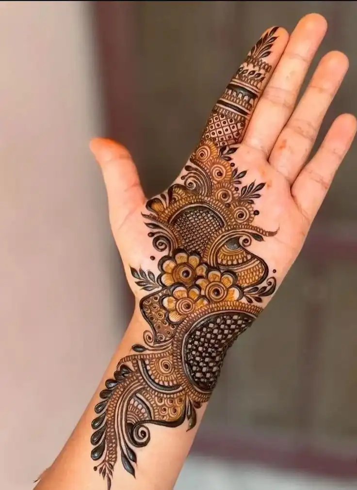 arabic mehndi design pic