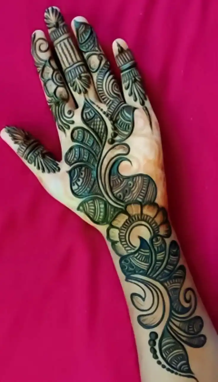 arabic mehndi design picture