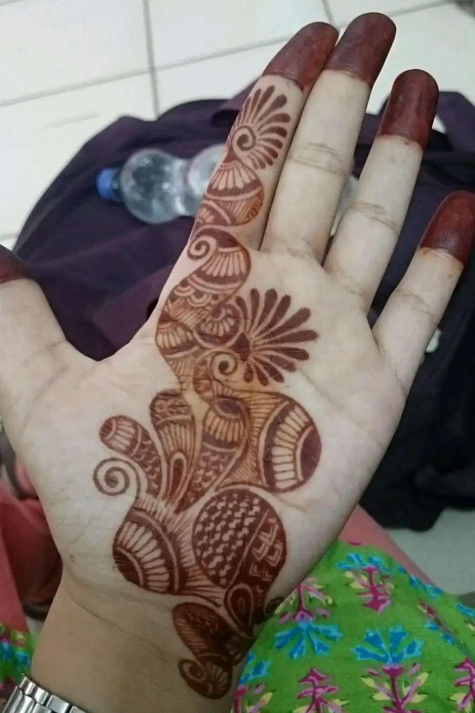 arabic stylish mehndi design