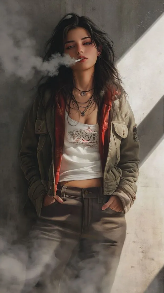 attitude girl photo
