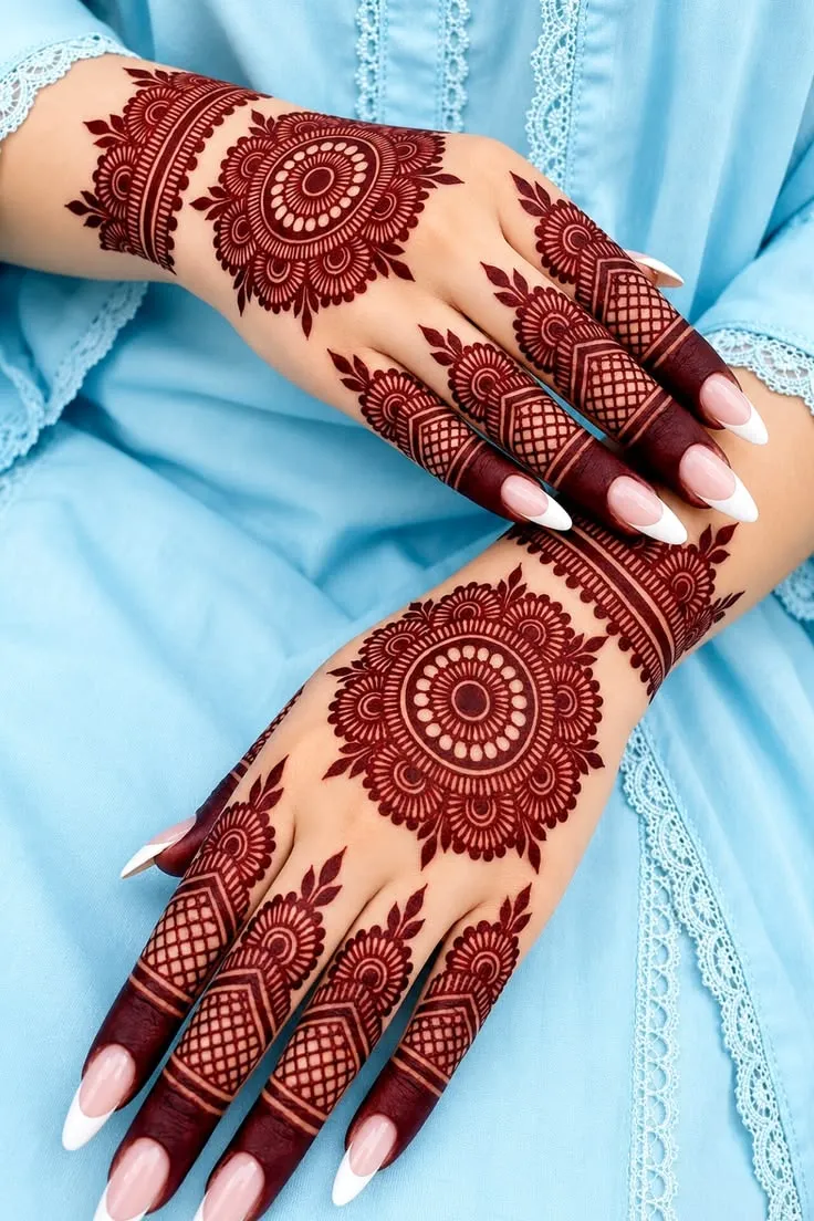 Back Hand Mehndi Design