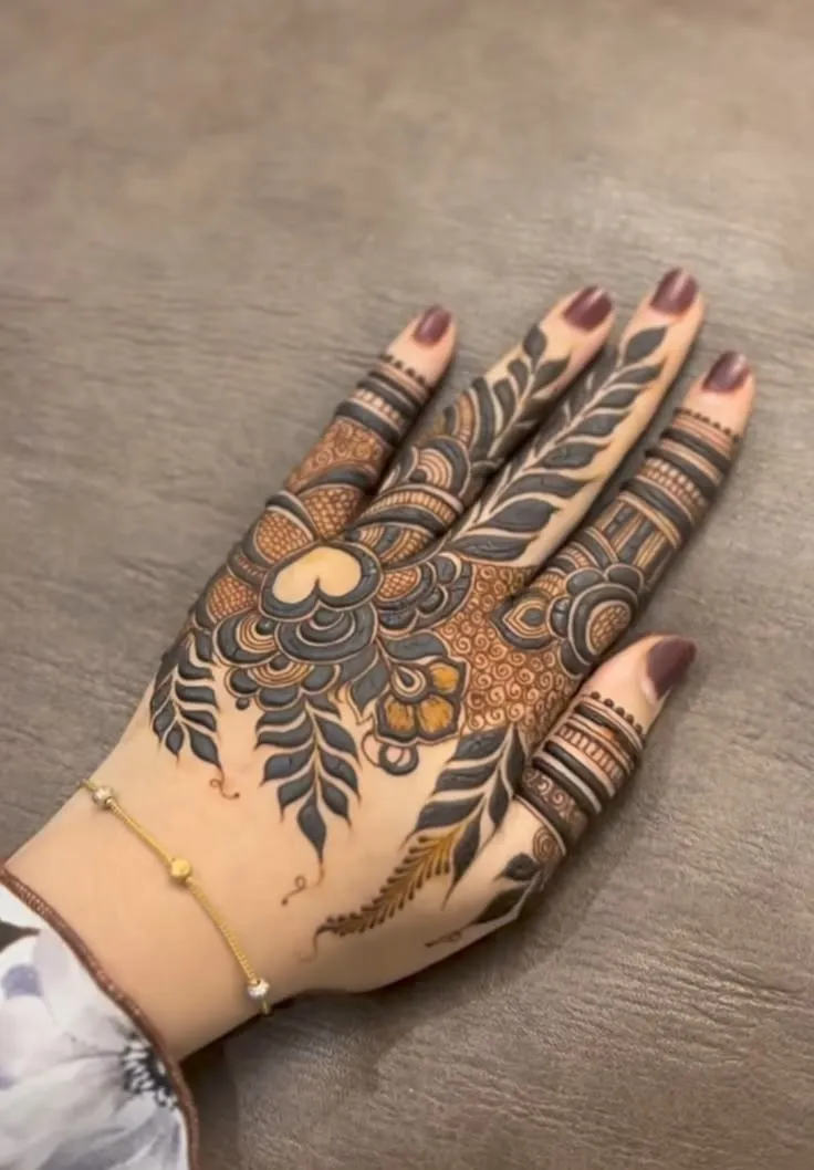 Back Hand Mehndi Design Dp Images