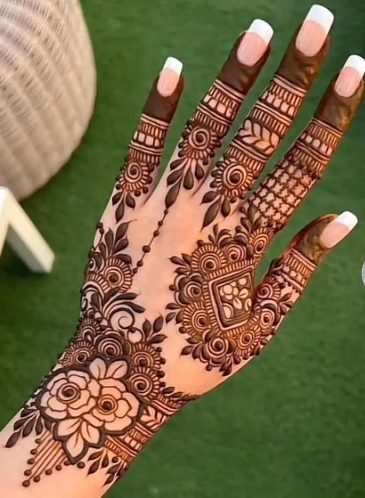 Back Hand Mehndi Design Dp Images