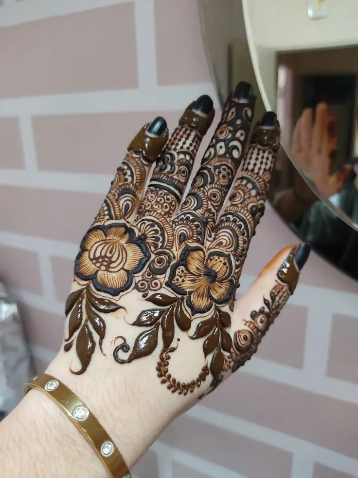 Back Hand Mehndi Design