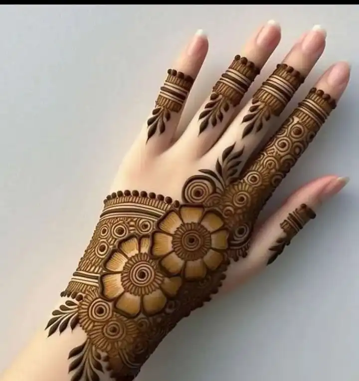 back hand mehndi design new