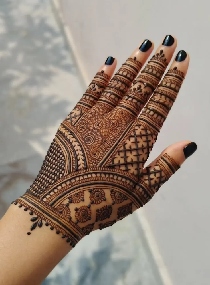 Back Hand Mehndi Design Pics