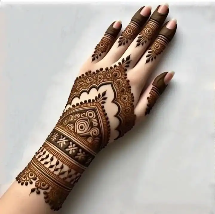 back mehndi design