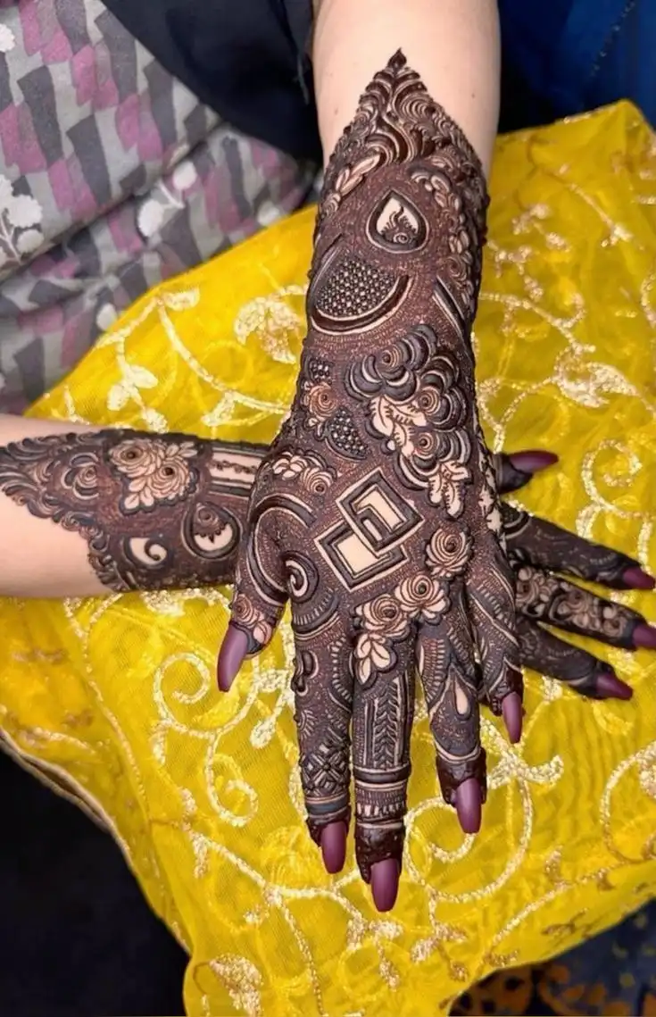 back mehndi design