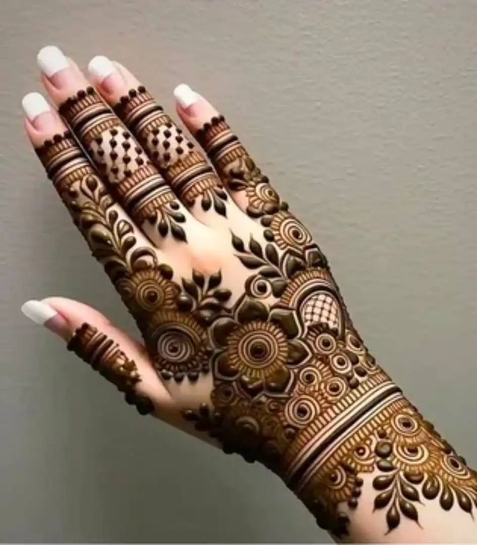 back mehndi design