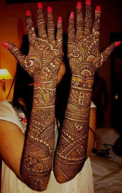 beautiful mehndi design full hand