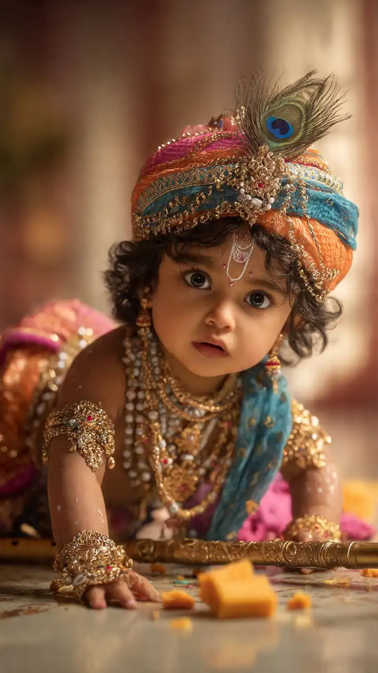 cute baby krishna images hd