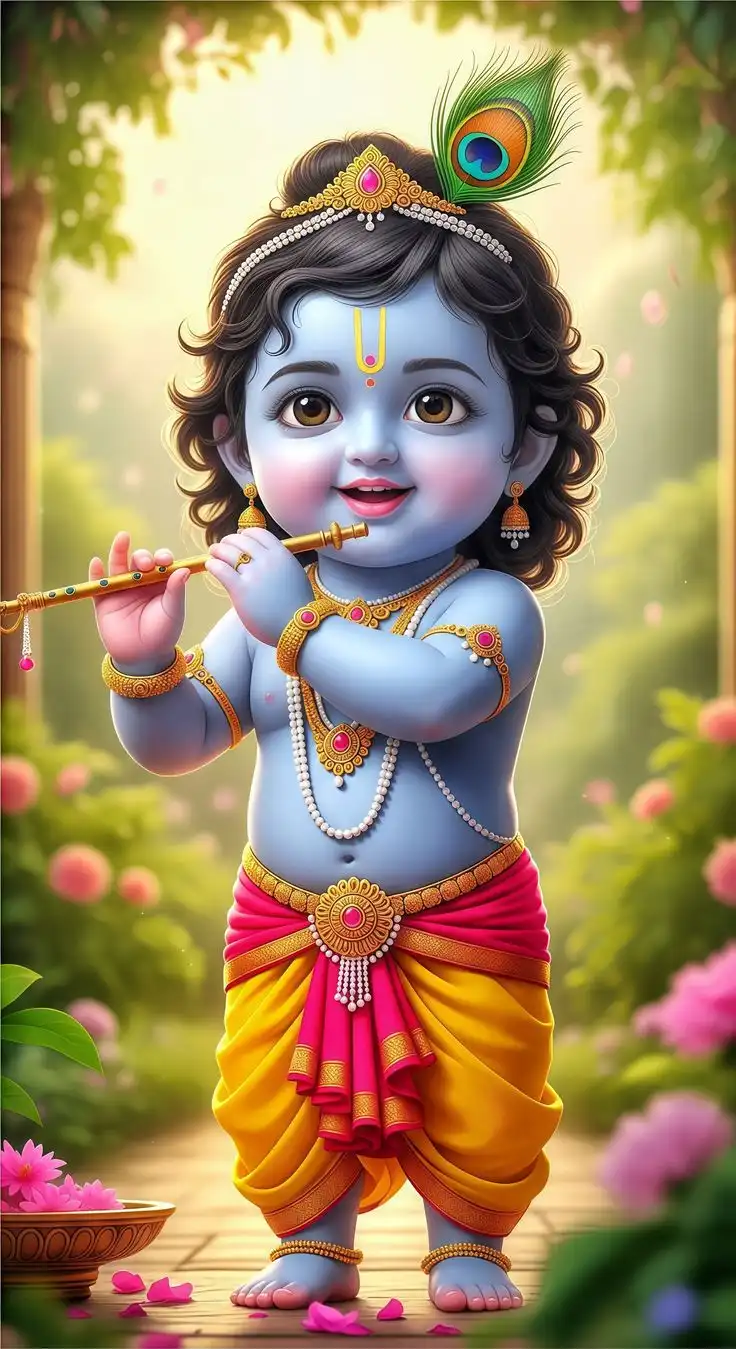 cute krishna images