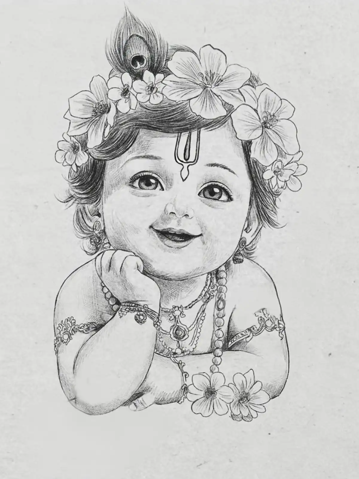 drawing krishna images
