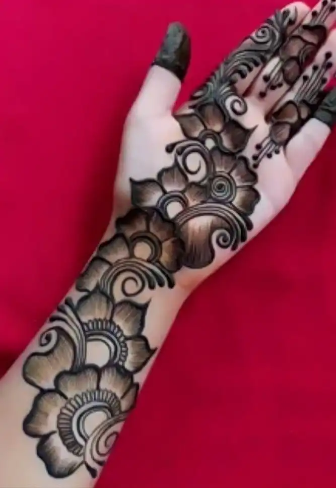 easy arabic mehndi design