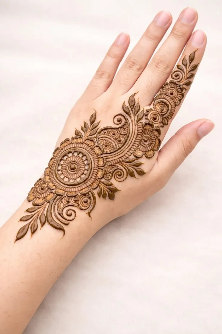 easy arabic mehndi design