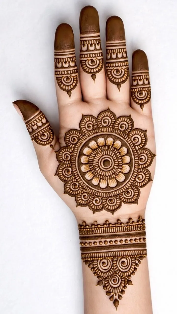 Easy Arabic Mehndi Design