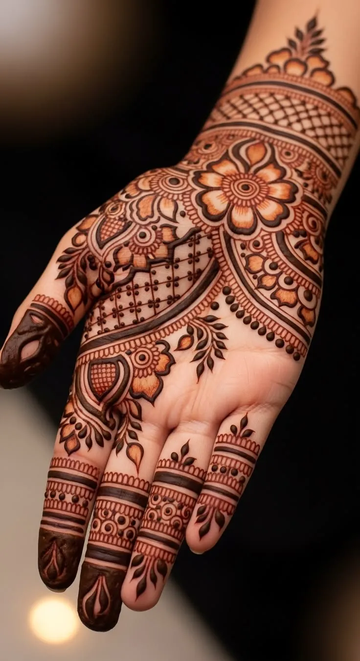 Easy Arabic Mehndi Design