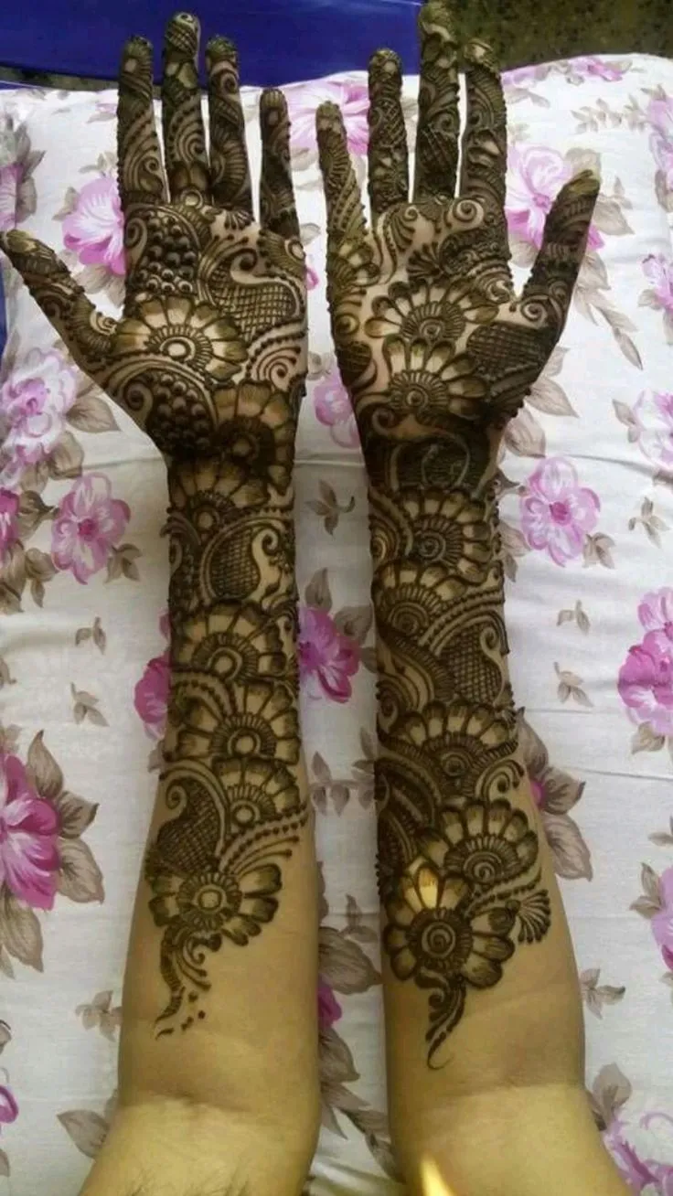 Easy Arabic Mehndi Design Photo