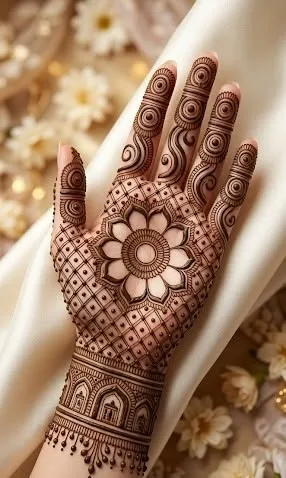 Easy Arabic Mehndi Design Picture