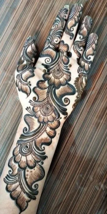 Easy Arabic Mehndi Design
