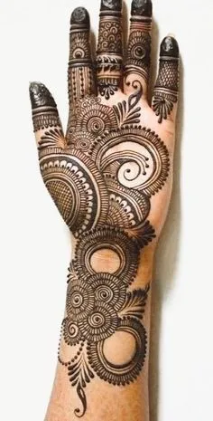 Easy Arabic Mehndi Design