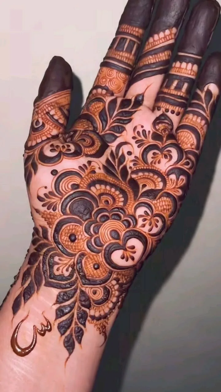 Front Hand Mehndi Design