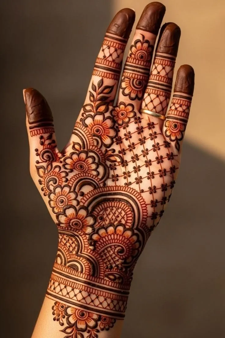 Front Hand Mehndi Design Dp