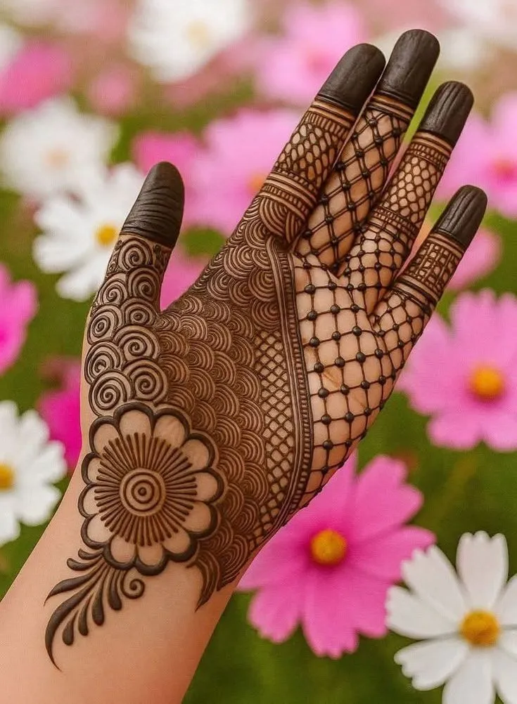 Front Hand Mehndi Design Pictures