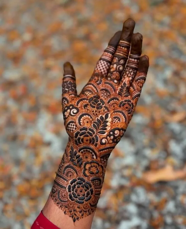 Front Hand Mehndi Designs Dp Images