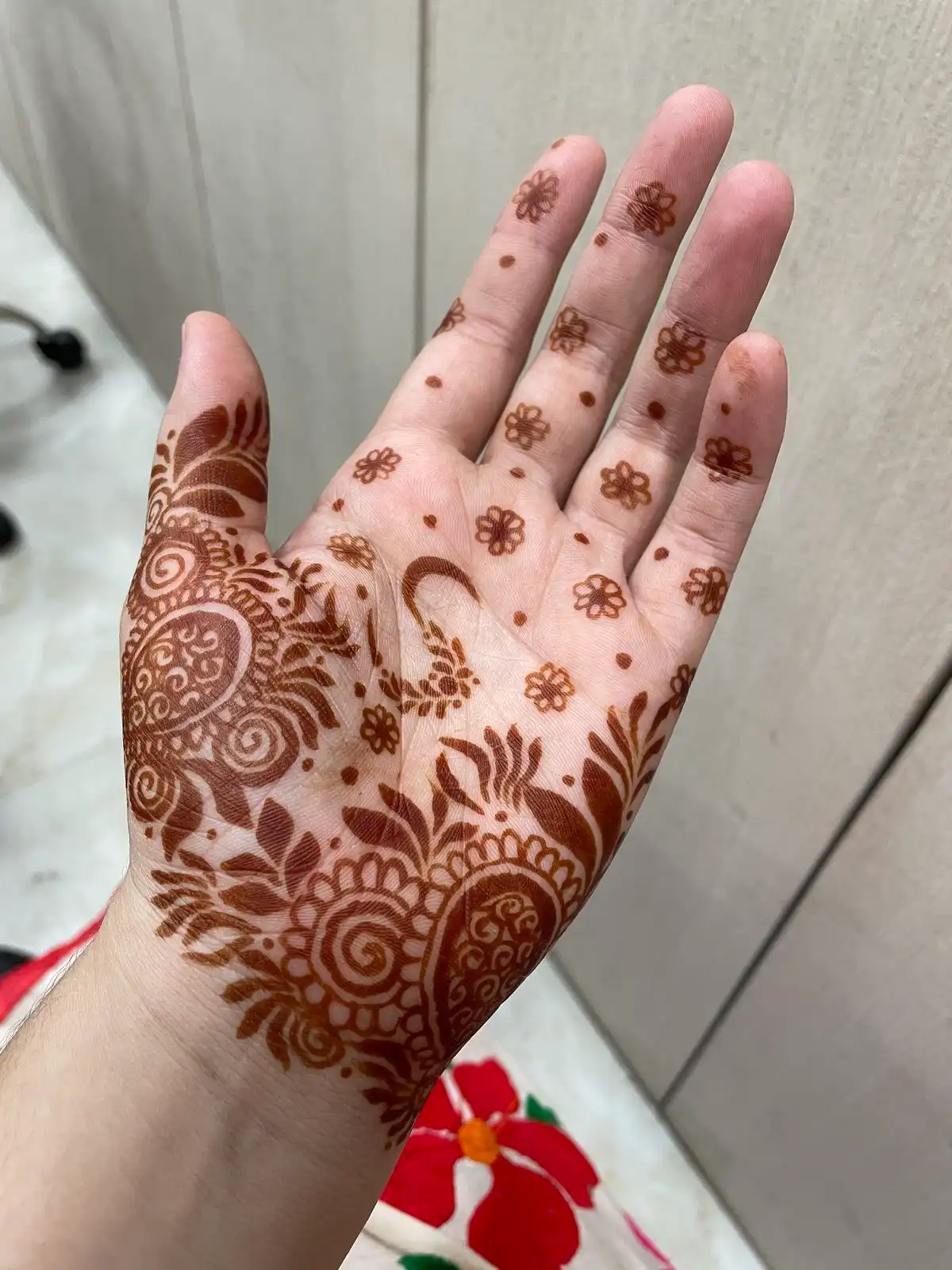 front mehndi design
