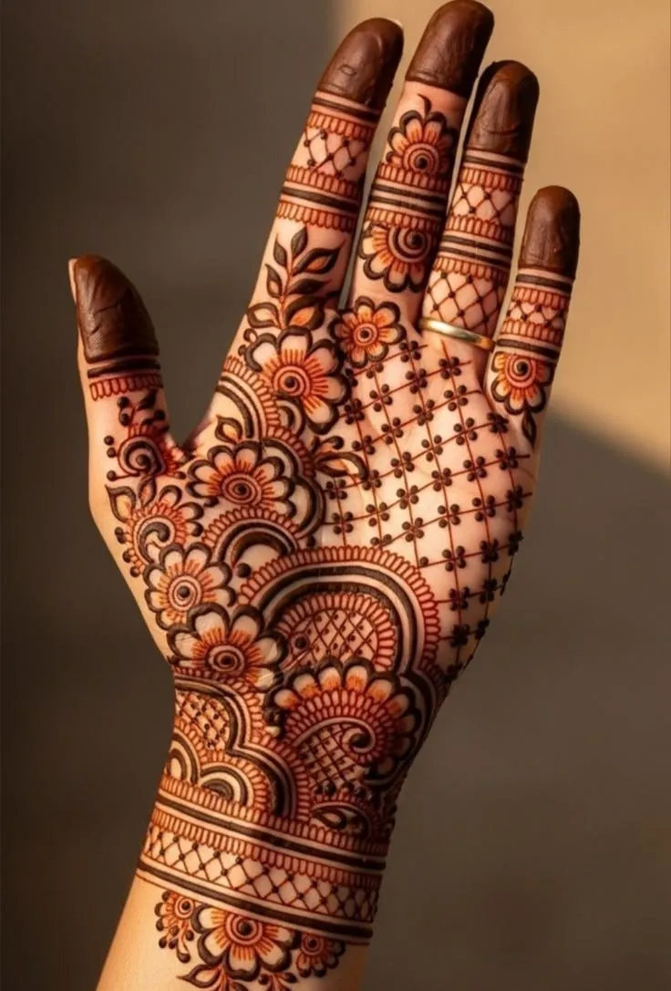 front mehndi design front mehndi design
