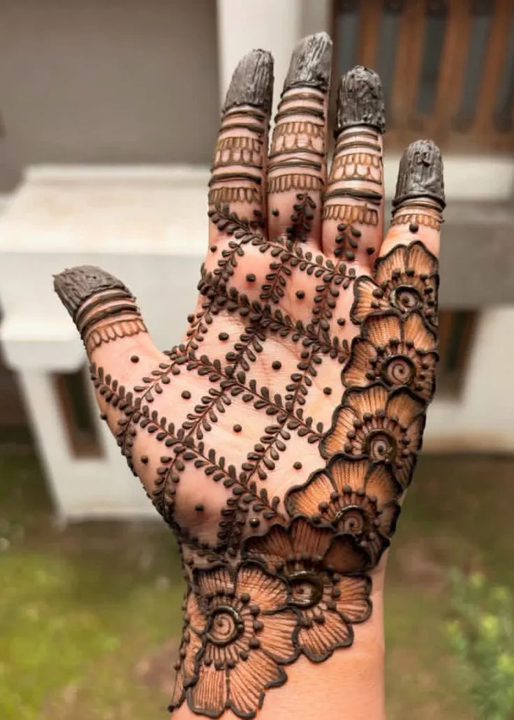 front mehndi design front mehndi design