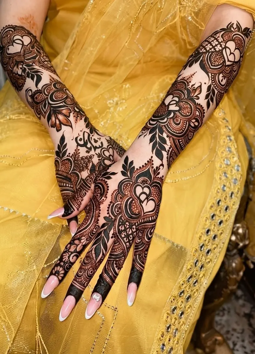 Full Hand Mehndi Design