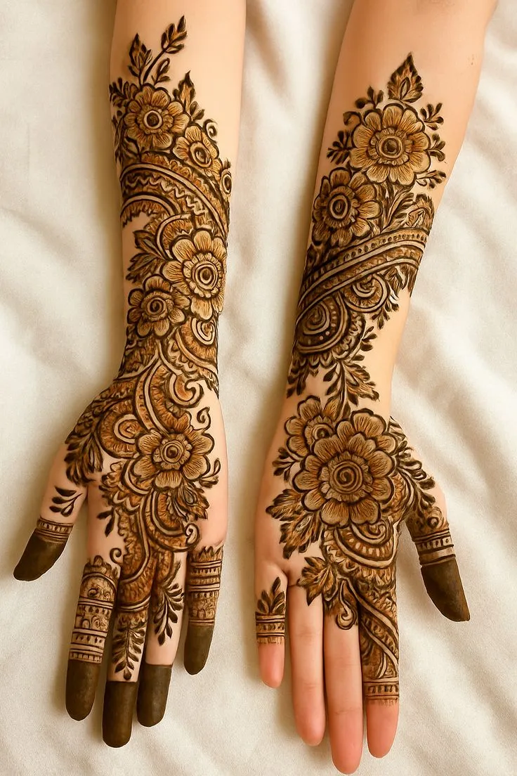 Full Hand Mehndi Design Dp