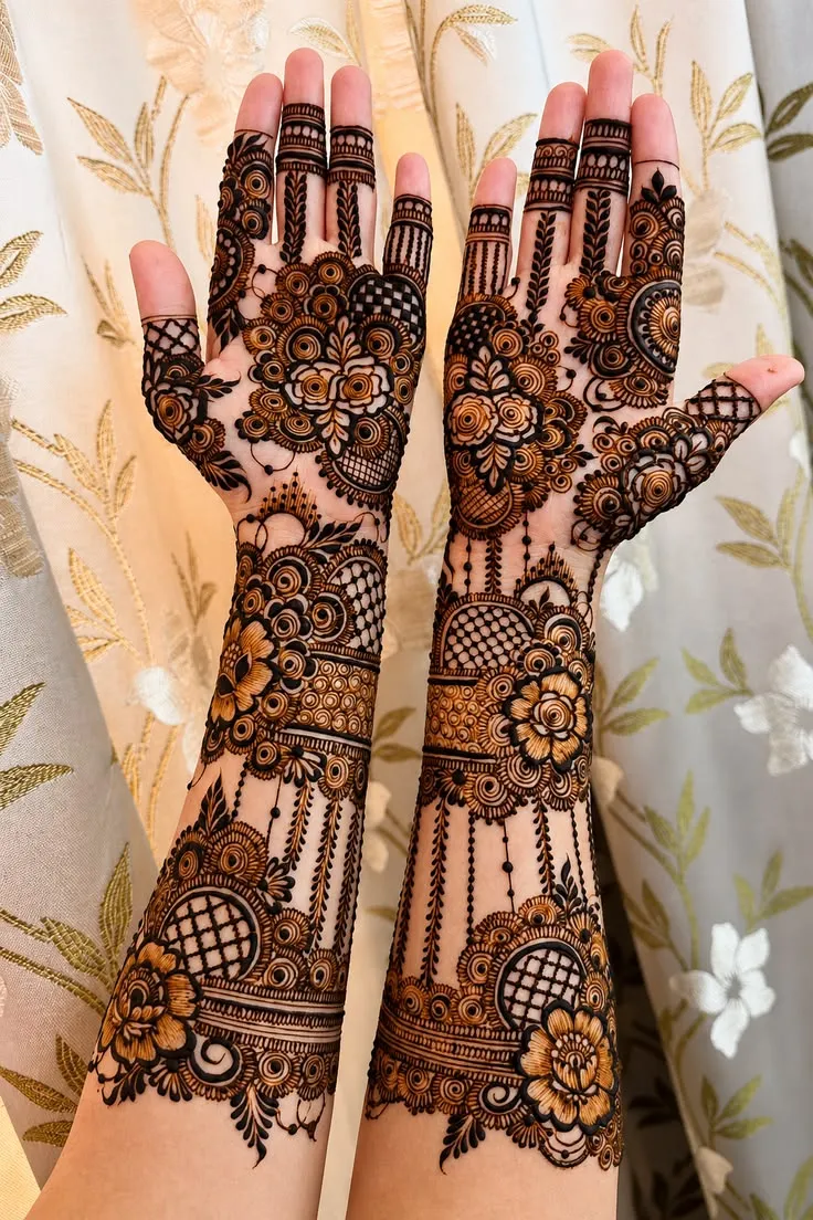 Full Hand Mehndi Design