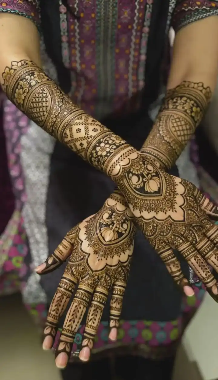 full hand mehndi design new