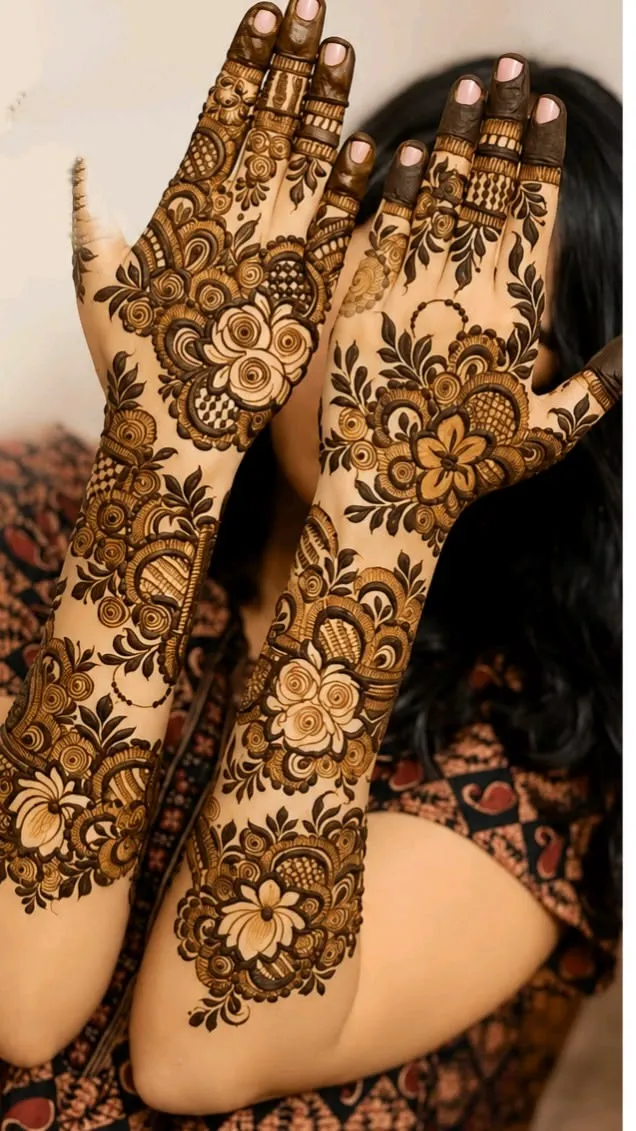 Full Hand Mehndi Design Pic