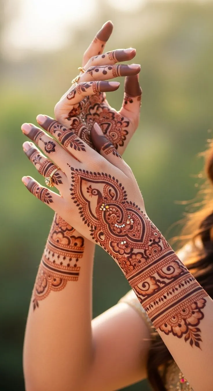 Full Hand Mehndi Designs New Pictures