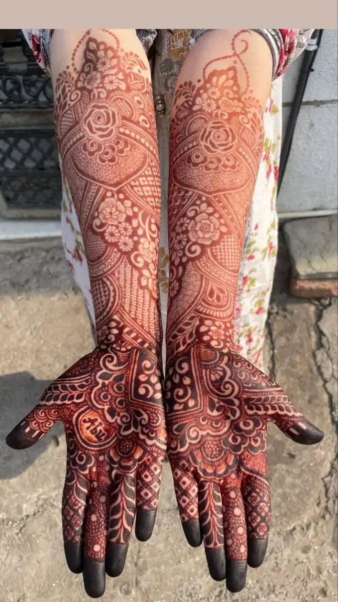full mehndi design