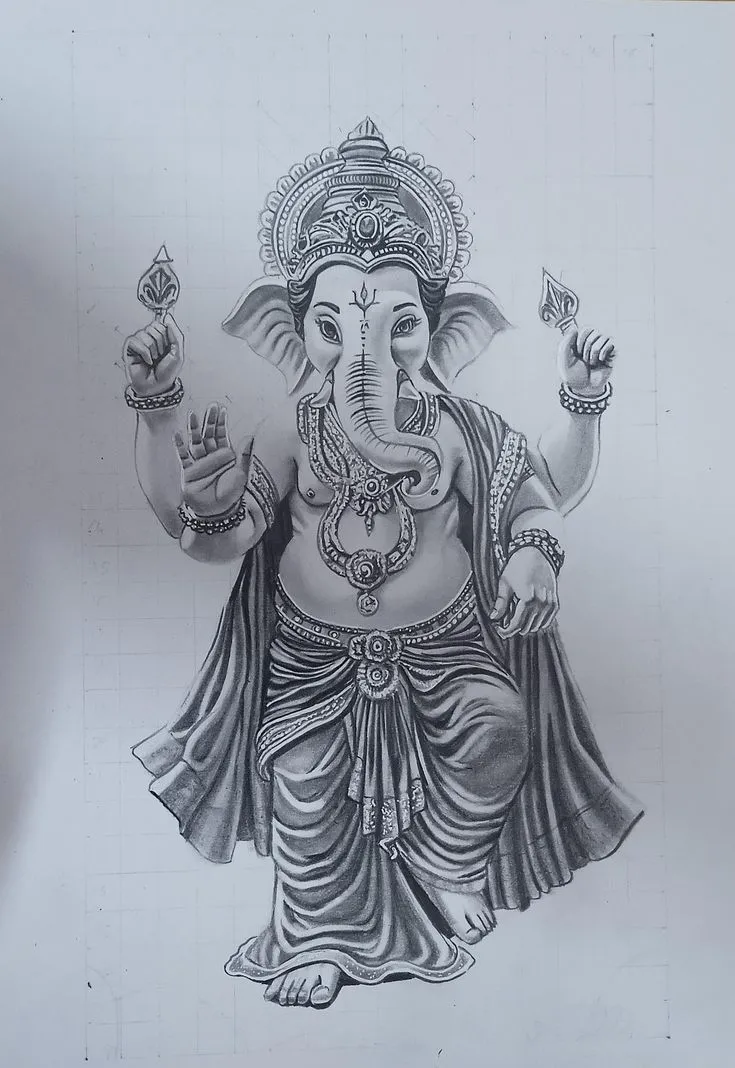 ganesh picture drawing